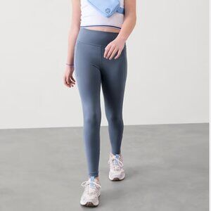 Athleta Girl High Rise Stash Your Treasures Legging Size L/12 Gray